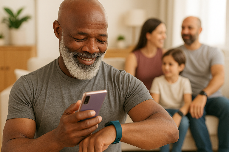 smartwatch smart home solution for personalised heating and wellness
